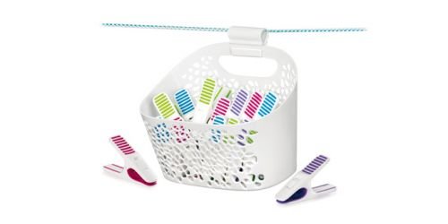 Kolíčky na prádlo v košíku CLEAN KIT, 20 ks