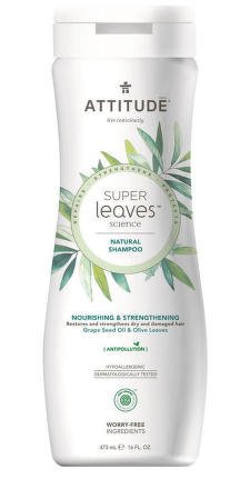 Přírodní šampón ATTITUDE Super leaves s detoxikačním účinkem - vyživující pro suché a poškozené vlasy 473 ml