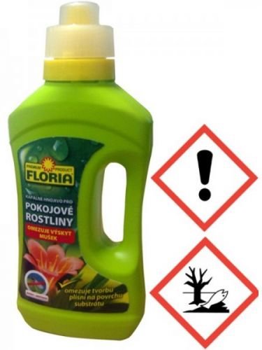 AGRO CS FLORIA Kapalné hnojivo pro pokojové rostliny s účinkem proti smutnicím 0,5 l