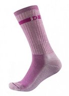 Dámské ponožky Devold Outdoor Medium Sock Velikost ponožek: 35-37 / Barva: růžová