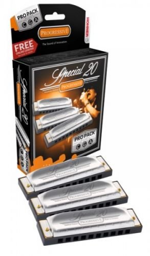 Hohner Special 20 ProPack (C-, G-, A-major) Sada foukacích harmonik