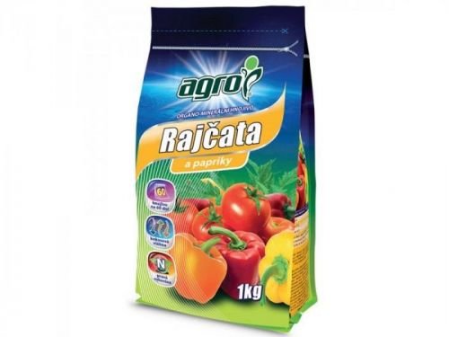 AGRO CS Organominerální hnojivo rajčata a papriky 1 kg