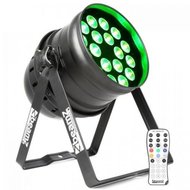 Beamz BPP210, LED PAR reflektor, 64 18x 12W 4-v-1 LED diod, včetně dálkového ovládání