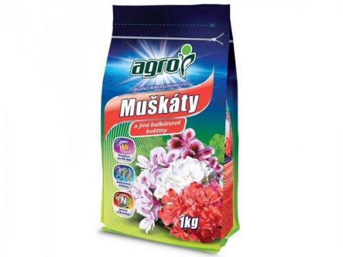 AGRO CS Organominerální hnojivo muškáty 1 kg