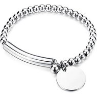 Troli Stylový ocelový náramek KBS-451-SIL