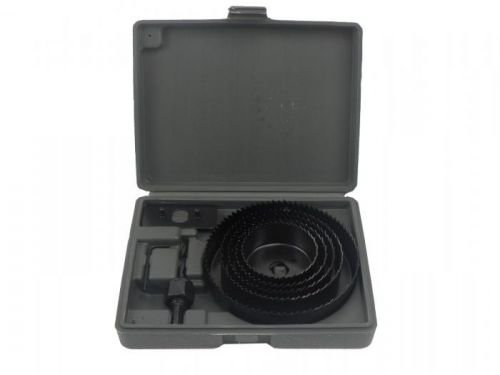 Vrtáky vykružovací korunkové, sada 8ks, 64-127mm, GEKO