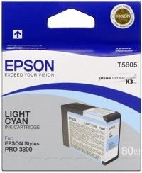 Epson C13T580500 světle azurová (light cyan) originální cartridge