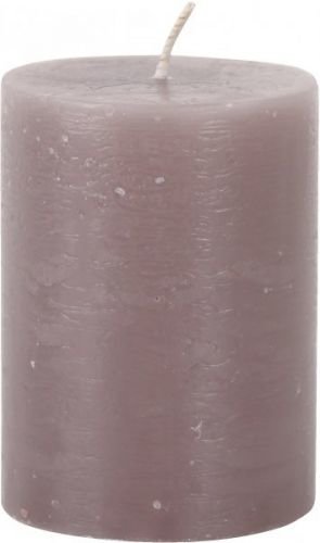 Toro Svíčka rustikální taupe 7,5 x 10 cm