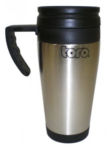 Toro Termohrnek s plastovým víčkem 400ml stříbrný