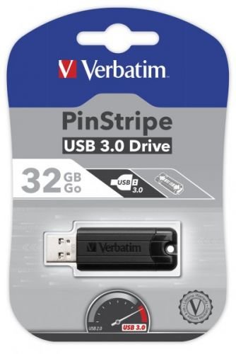 Verbatim 32GB USB 3.0 PinStripe (49317)