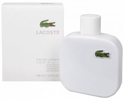 Lacoste Eau de Lacoste L.12.12 Blanc EDT dárková sada M - toaletní voda 100 ml + sprchový gel 50 ml + deostick 75 ml