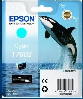 EPSON ink bar ULTRACHROME HD - Cyan - T7602
