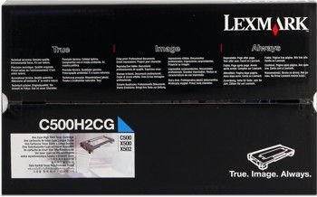 Lexmark C500H2CG azurový (cyan) originální toner