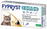 Fypryst Combo spot-on pro kočky a fretky 50 mg/60 mg roztok pro nakapání na kůži 1x0,5 ml