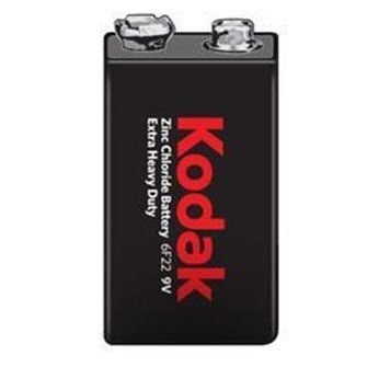 Baterie Kodak 6F22, 9V, Zinc-Chloride, 9V, 1ks