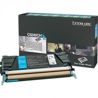 Lexmark C524RCH azurový (cyan) originální toner