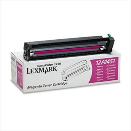 Lexmark 12A1451 purpurový (magenta) originální toner