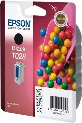 Epson C13T028401 černá (black) originální cartridge