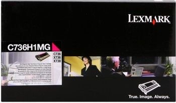 Lexmark C736H1MG purpurový (magenta) originální toner