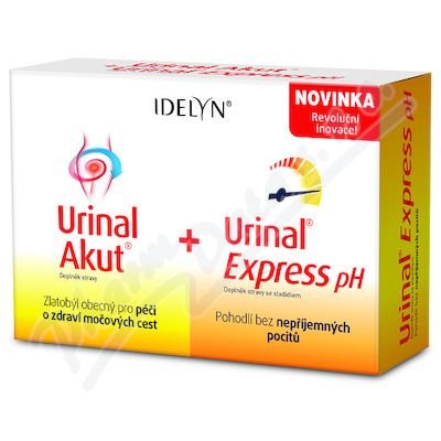 Idelyn Urinal Akut 10 tablet + Urinal Express pH 6 sáčků