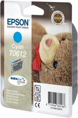 Epson C13T06124010 azurová (cyan) originální cartridge