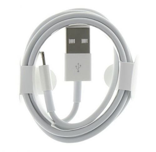 Apple Lightning datový kabel MD818 pro iPhone 5, 2434278, bílý (Round Pack)