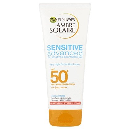 Garnier Ambre Solaire Sensitive Advanced Kids SPF50+ ochranný krém 50 ml