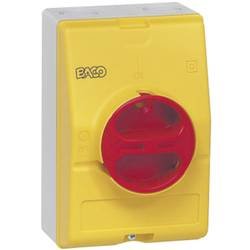 Odpínač BACO 172061, 25 A, 1 x 90 °, žlutá, červená, 1 ks