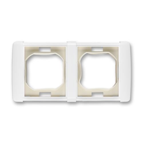 ABB Element® Rámeček pro elektroinstalační přístroje IP 44, dvojnásobný, bílá (3901E-A00942 B)