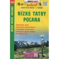 SHOCart 230 Nízké Tatry, Poľana 1:100 000 turistická mapa