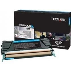 Lexmark C748H2CG azurový (cyan) originální toner