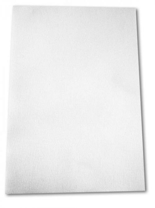 Folia - Dekorační filc/plst - 20 x 30 cm - bílý