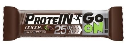 GO ON! Proteinová tyčinka s příchutí kakaa 50 g + Doprava ZDARMA při nákupu nad 1500 Kč, přes 240 odběrných míst