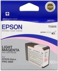 Epson C13T580600 světle purpurová (light magenta) originální cartridg