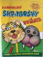 Karnevalové škrabošky - zvířata