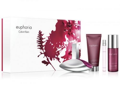 Calvin Klein Euphoria - EDP 100 ml + tělové mléko 100 ml + EDP 10 ml + tělový závoj 150 ml