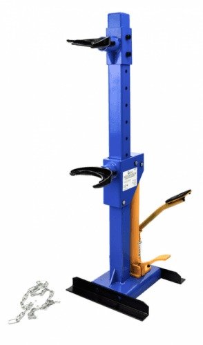 Stahovák pružin hydraulický 1T, nožní pumpa, GEKO