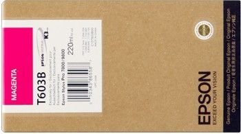 Epson C13T603300 purpurová (magenta) originální cartridge