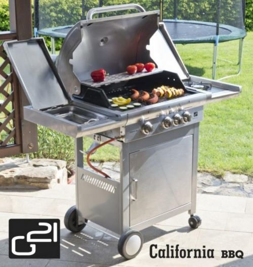 Plynový gril G21 California BBQ Premium line, 4 hořáky