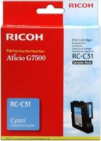 Ricoh 405505 azurová (cyan) originální gelová náplň