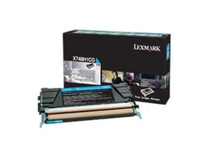 Lexmark X748H1CG azurový (cyan) originální toner