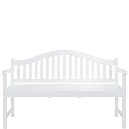 BANQUETTE Lavice s rozkládacím stolkem - bílá