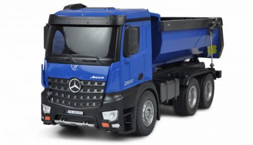Amewi kamion Mercedes-Benz Arocs licence DUMP TRUCK 1:14, 2,4 GHz, RTR, modrý + sleva 300,- na příslušenství