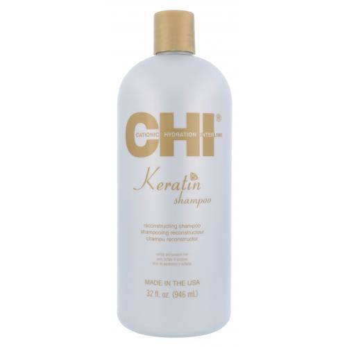 Farouk Systems CHI Keratin 946 ml šampon pro obnovu poškozených vlasů pro ženy