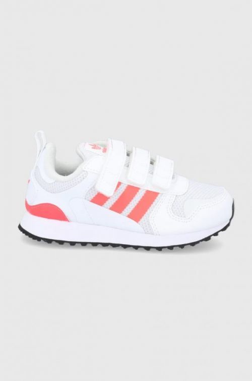 Dětské boty adidas Originals ZX 700 HD CF bílá barva