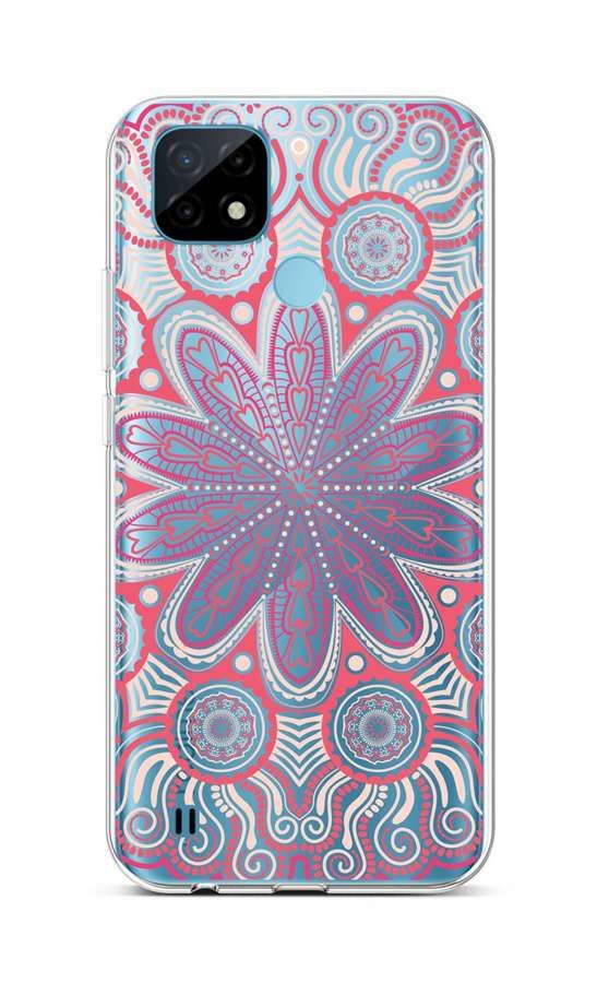 Kryt TopQ Realme C21 silikon Romantic Mandala 66835