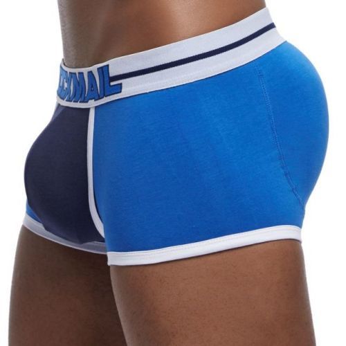 JOCKMAIL PUSH-UP boxerky s vložkami pro sexy ideální tvary Barva: Modrá, Velikost: M