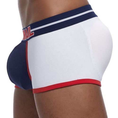 JOCKMAIL PUSH-UP boxerky s vložkami pro sexy ideální tvary Barva: Bílá, Velikost: M