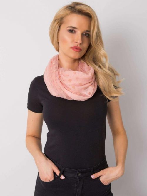 RŮŽOVÝ ŠÁTEK S PUNTÍKY AT-CH-LM72965-PINK Velikost: ONE SIZE