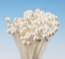 Pestíky perleťové bílé svazek - Hamilworth